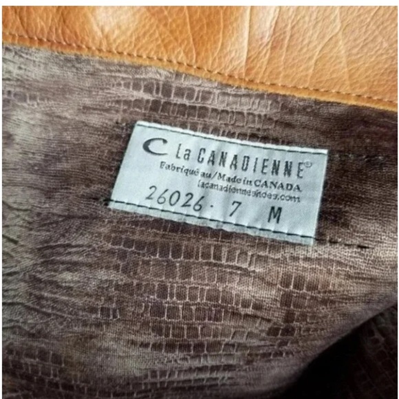 La CANADIENNE Tan Leather Heeled Boots - Picture 3 of 12